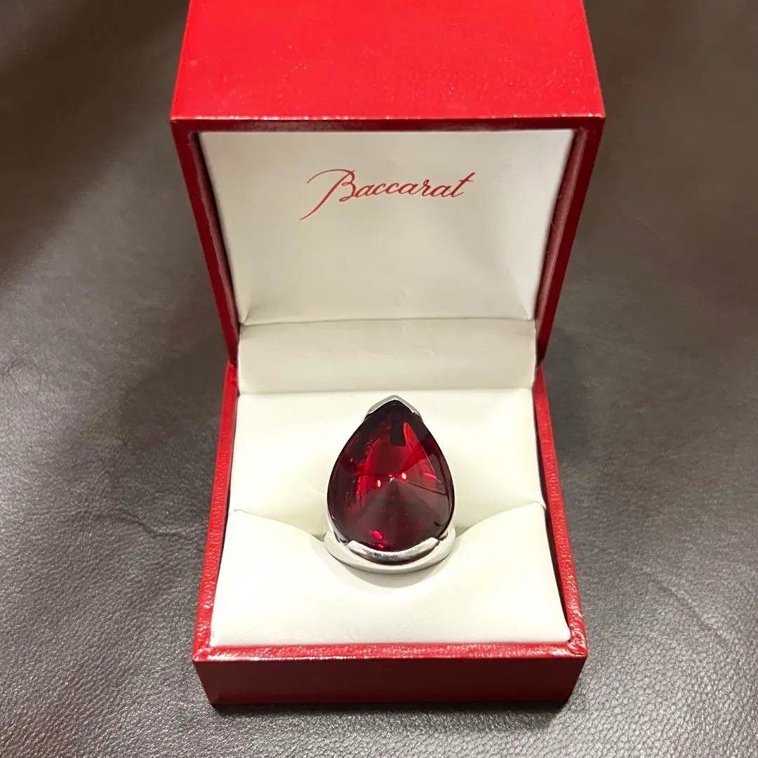 Baccaratフルール　プシデリックリング 925 クリスタル 13号　バカラ Baccaratフルールドゥプシデリックリング 925 クリスタル 約13号