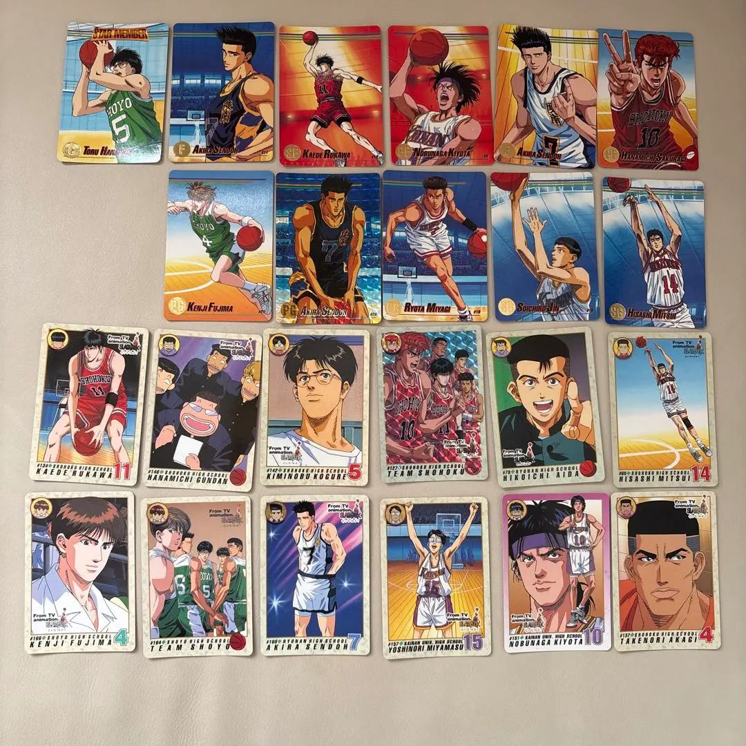 Thumbnail of Slam Dunk Carddass 23-card set lot