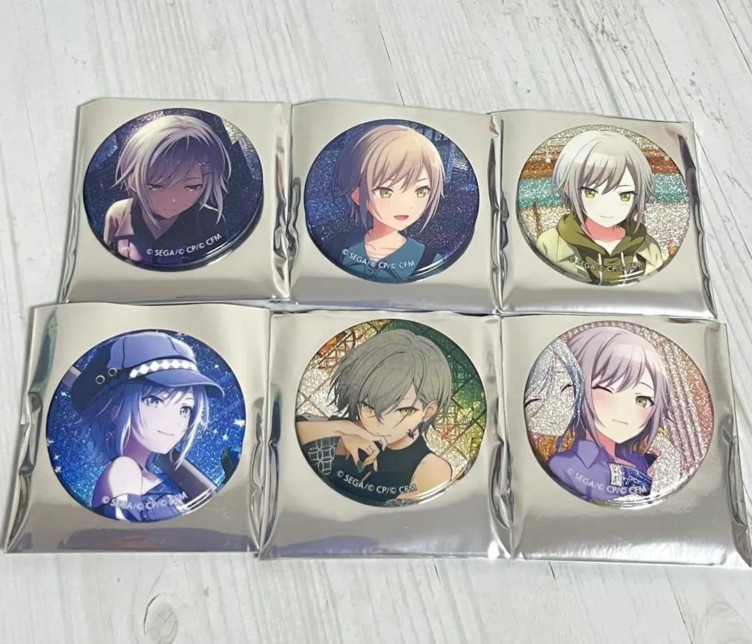 Thumbnail of Project Sekai ☆ Shizuku Hinomori Glitter Can Badge Set