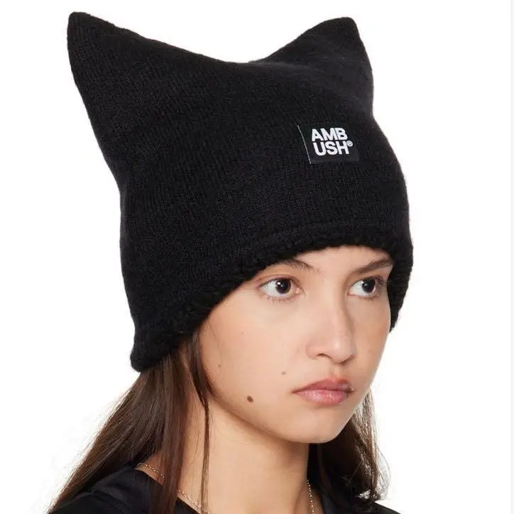 AMBUSH アンブッシュ　ビーニー　ニット帽 AMBUSH(アンブッシュ) ニットキャップ・ビーニー(レディース