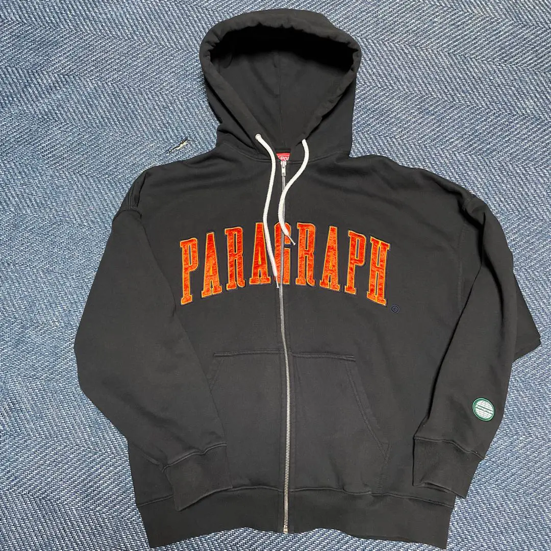 paragraph 新品 ジップパーカー スウェット Paragraph（パラグラフ）の「Paragraph (パラグラフ) HAPPY