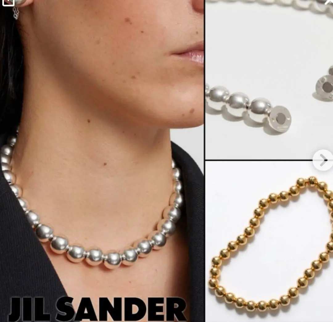 関税送料込★Jil Sanderメタルスフィアネックレス 2025年最新】JIL SANDER レディース ネックレスの人気アイテム