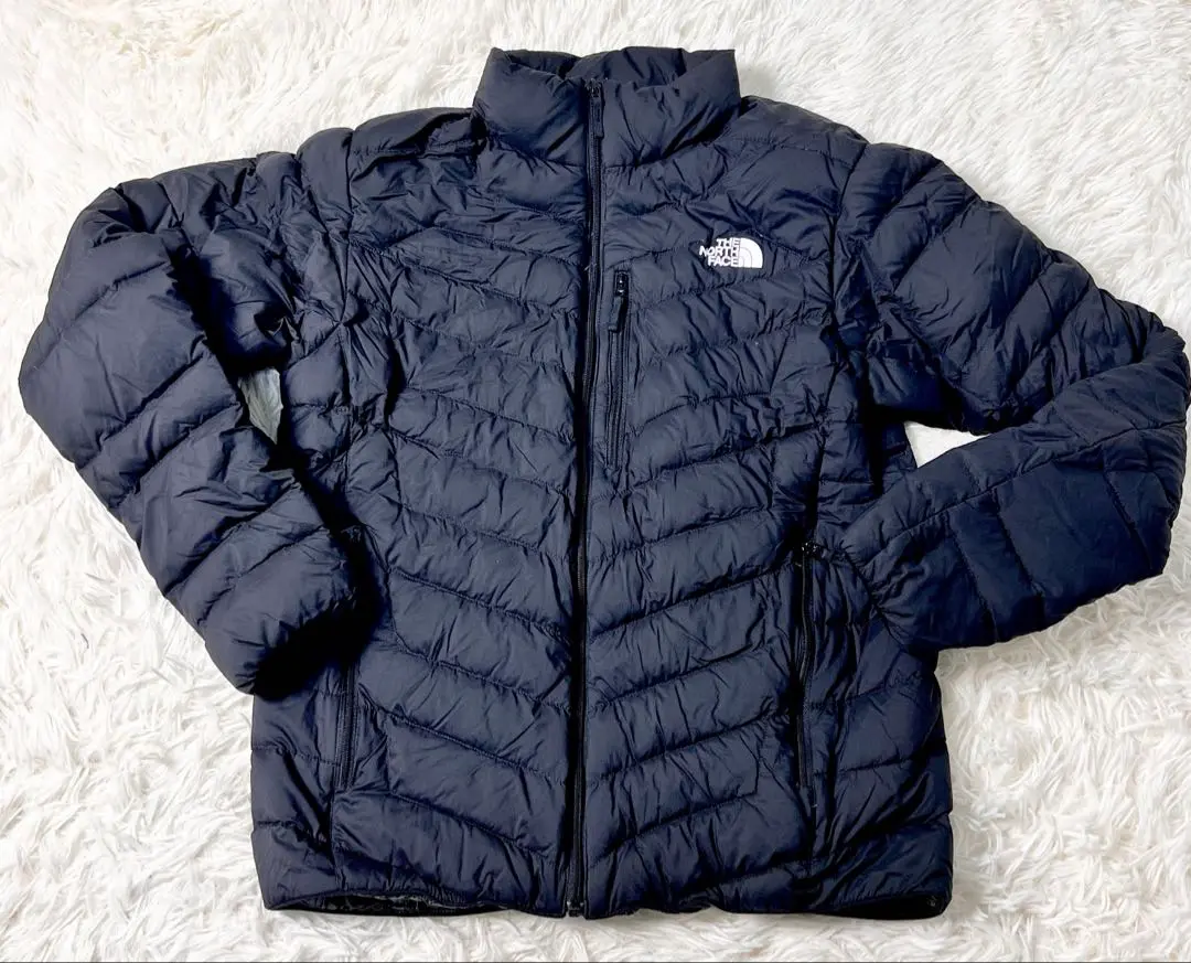 美品　THE NORTH FACE 青 キルティングジャケットXLサイズ THE NORTH FACE ダウンジャケット XL - メルカリ