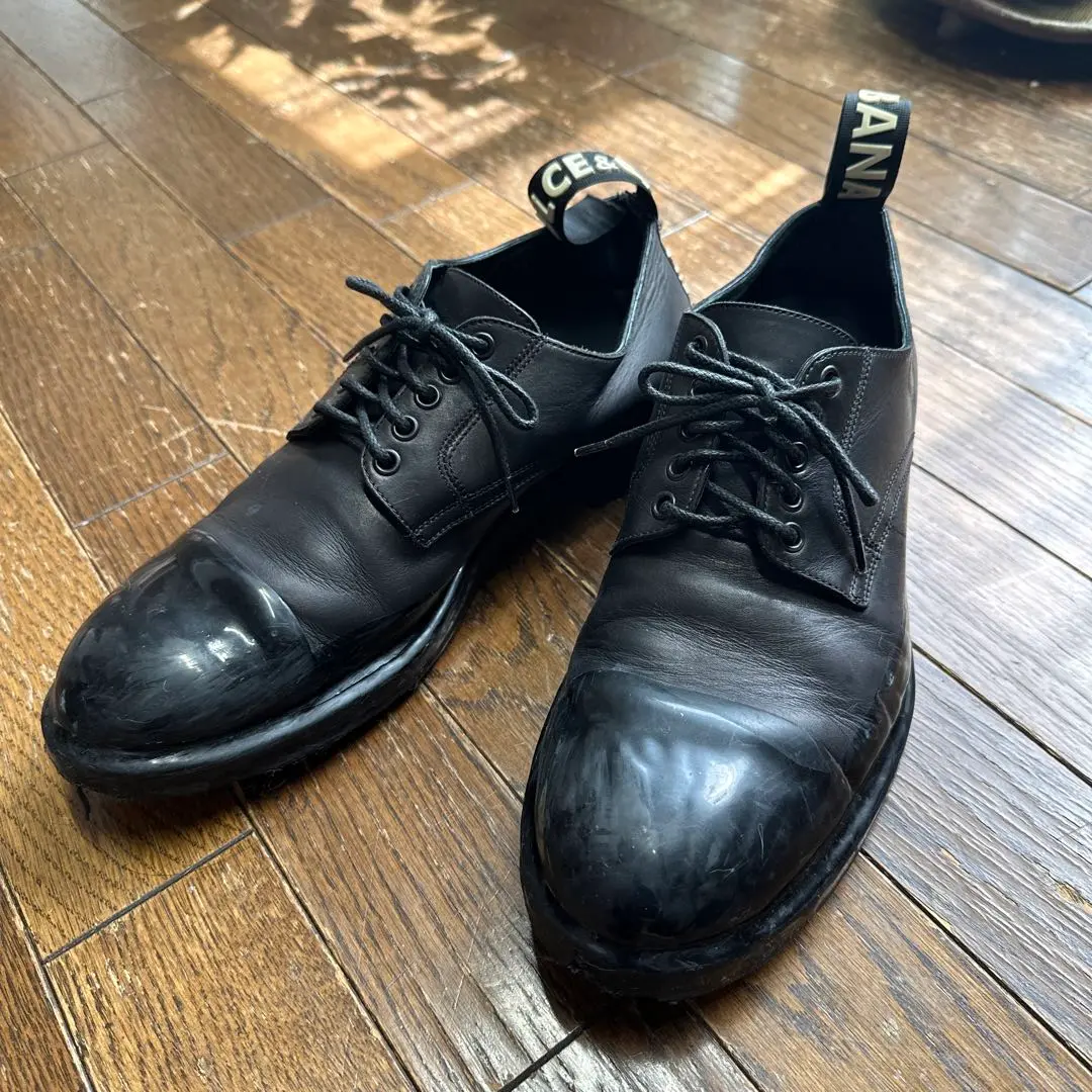 DOLCE & GABBANA ダークグレー レースアップシューズ 2025年最新】D&G ／ Dolce＆Gabbana シューズ型：ストレート