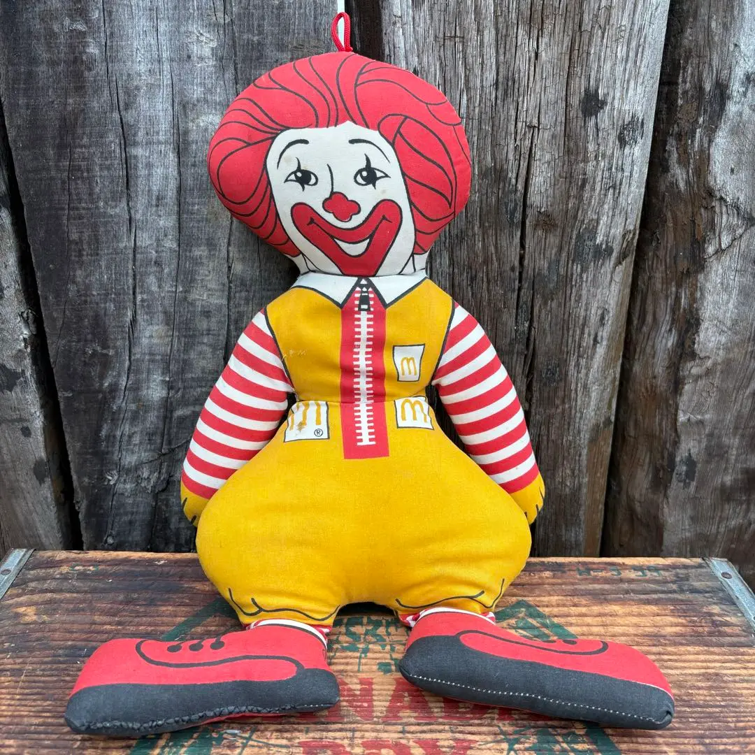 ③ マクドナルド ロナルド ピロードール アメリカン雑貨 コレクション 送料込】1984's マクドナルド ロナルド ドナルド ぬいぐるみ
