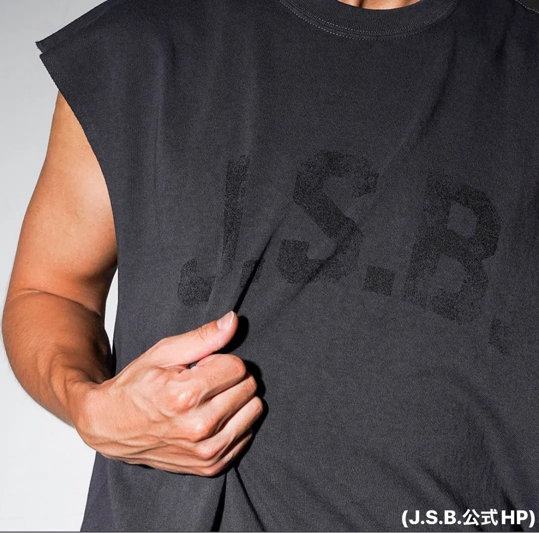 三代目JSB J.S.B. ホワイト ノースリーブTシャツ　サポートウェア 三代目 J Soul Brothers - 三代目J SOUL BROTHERS 会場限定