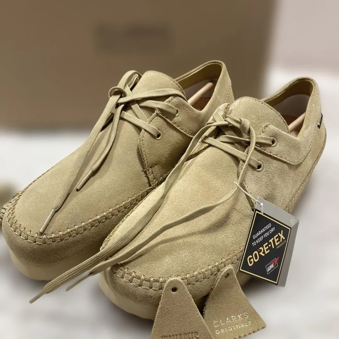 クラークス　GORE-TEX スエード　WeaverGTX 紐靴 タグ付き 楽天市場】【SALE！50%OFF】クラークス Clarks ウィーバー