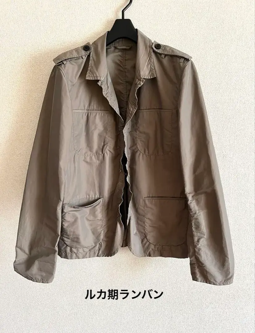 LANVIN ランバン　ルカ期　ミリタリージャケット カーキ　50 2025年最新】ランバン ミリタリージャケットの人気アイテム