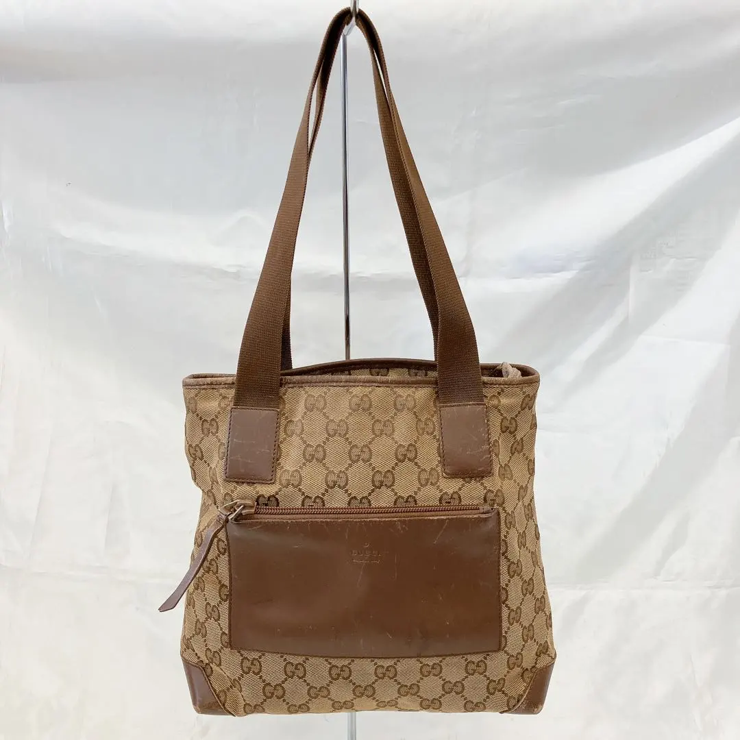 Thumbnail of GUCCI Tote Bag GG Pattern Canvas Women's Vintage 3y