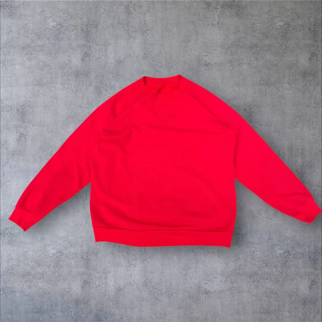 Thumbnail of USA Vintage 90s Solid Color Sweatshirt Raglan Short Length Normcore Y2k