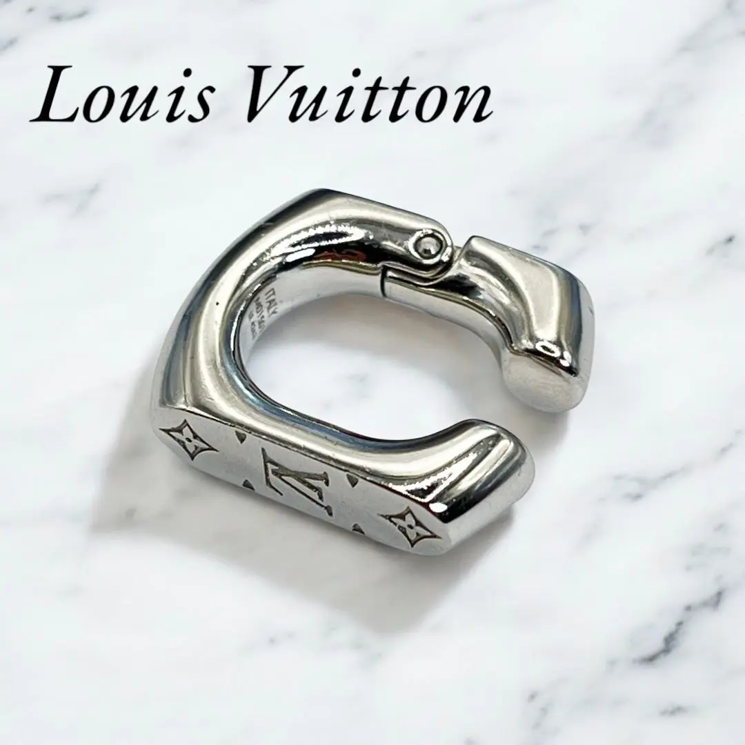 【ワンポイントに♪すぐ届く】LV イヤカフ・モノグラム チェーン org.jpg