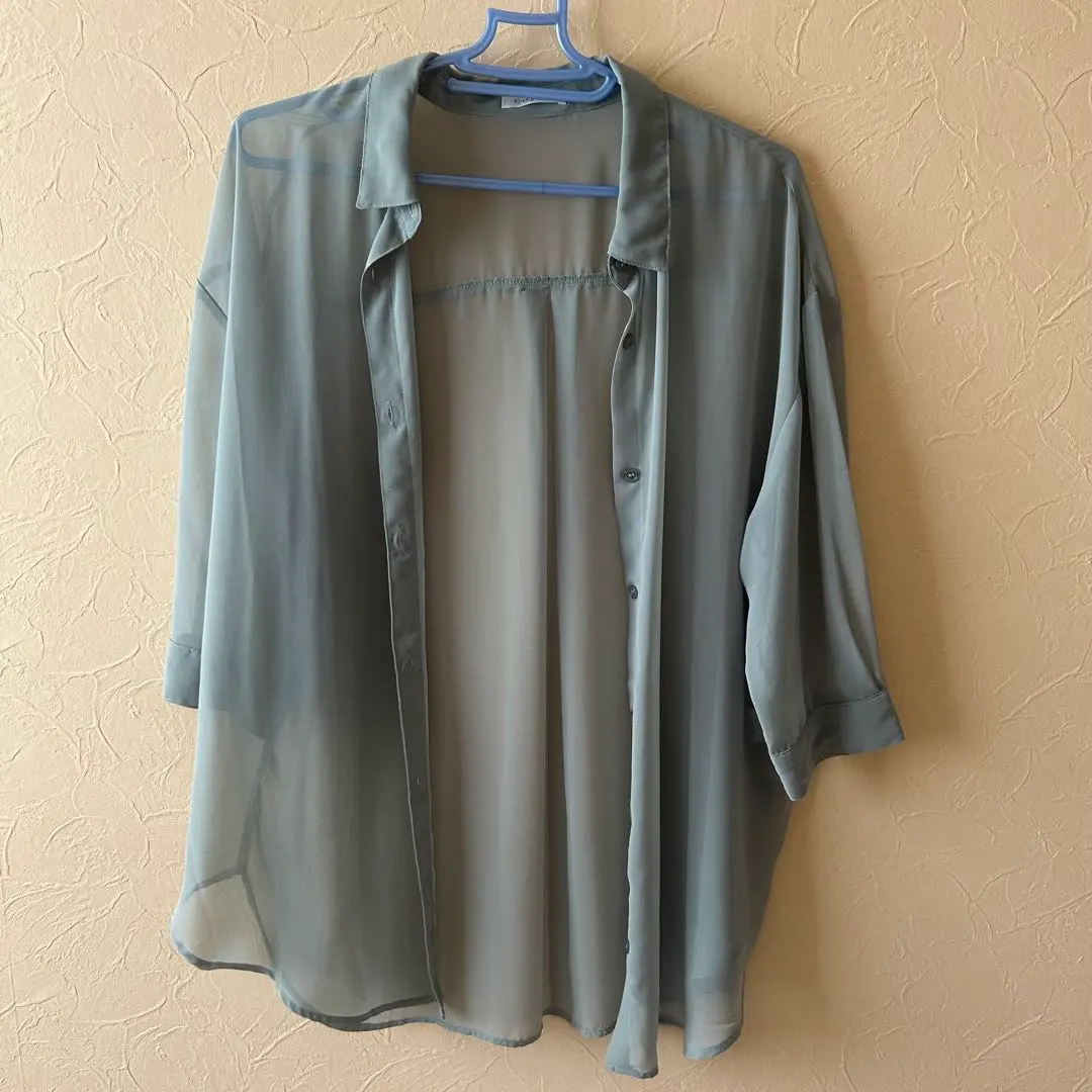 Thumbnail of Sheer shirt, mint green