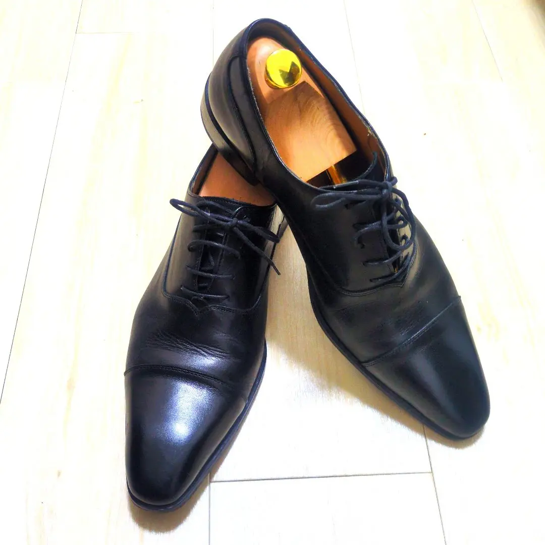 美品 ESPOIR CLASSIC 6.5 レザードレスシューズ ビジネス 黒 2025年最新】エスポワール ドレス・ビジネスシューズの人気