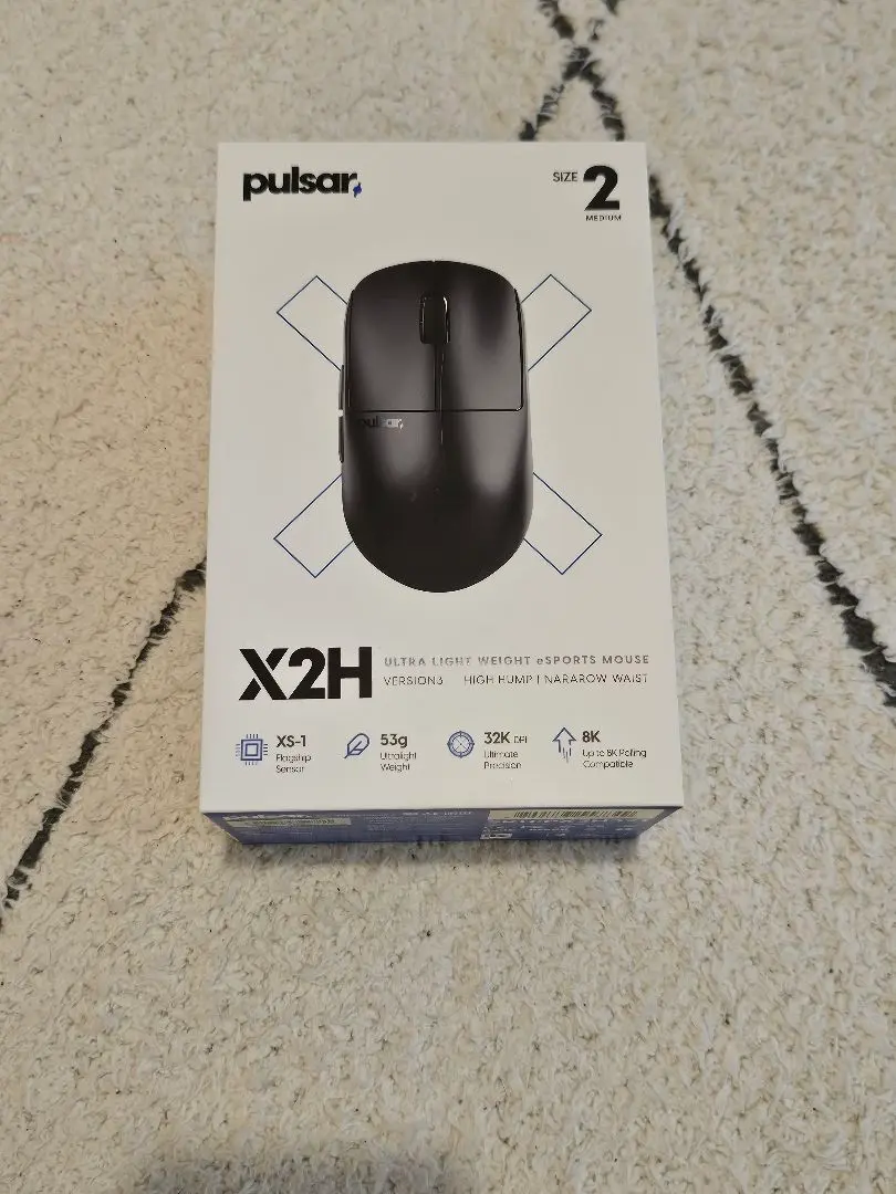 中古　pulsar X2H V3 mini 8kドングル付き Pulsar X2H v3 8kドングル - メルカリ