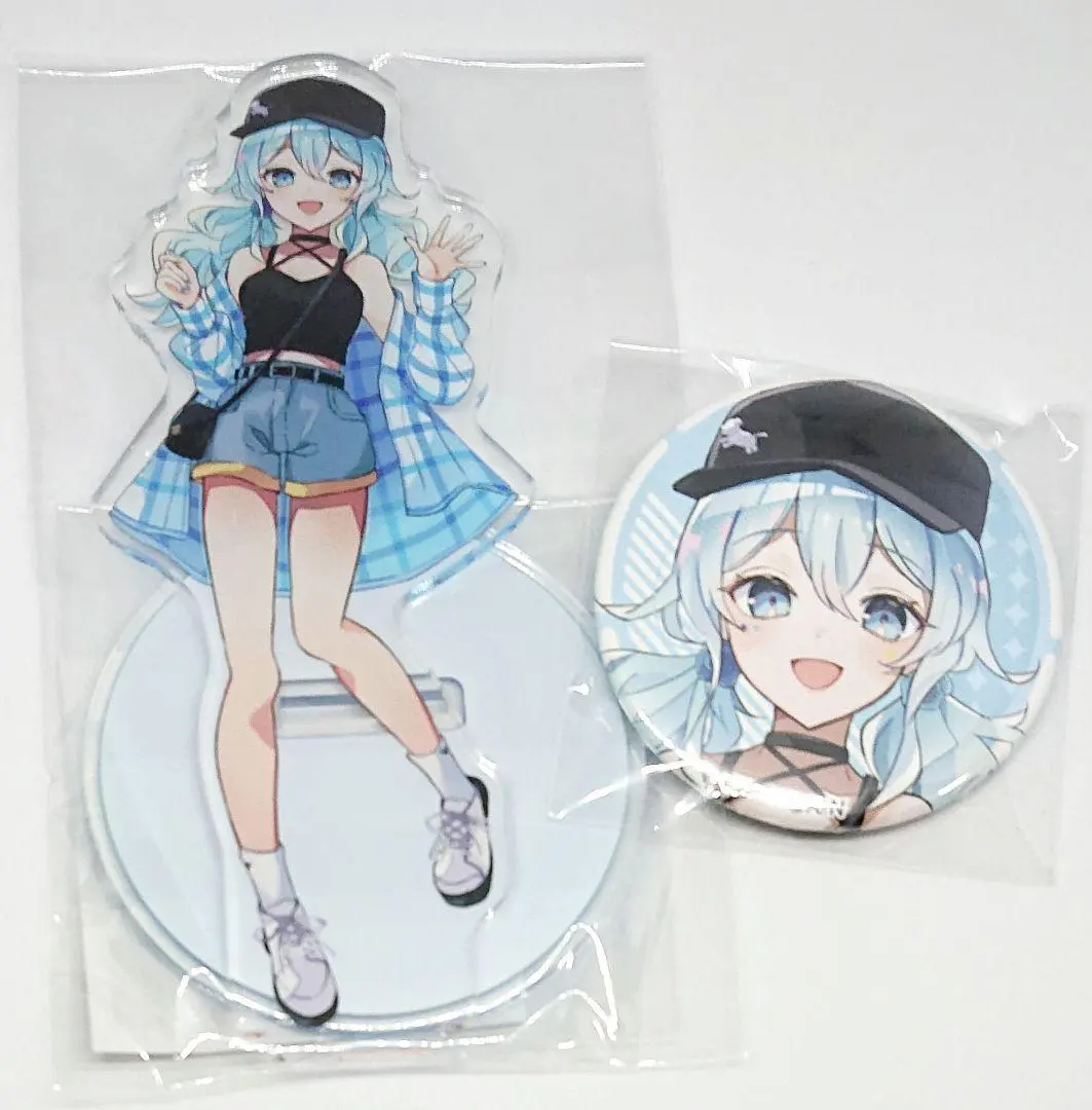 Thumbnail of Mahiro Yukishiro Original Acrylic Stand & Can Badge - Summer ver.