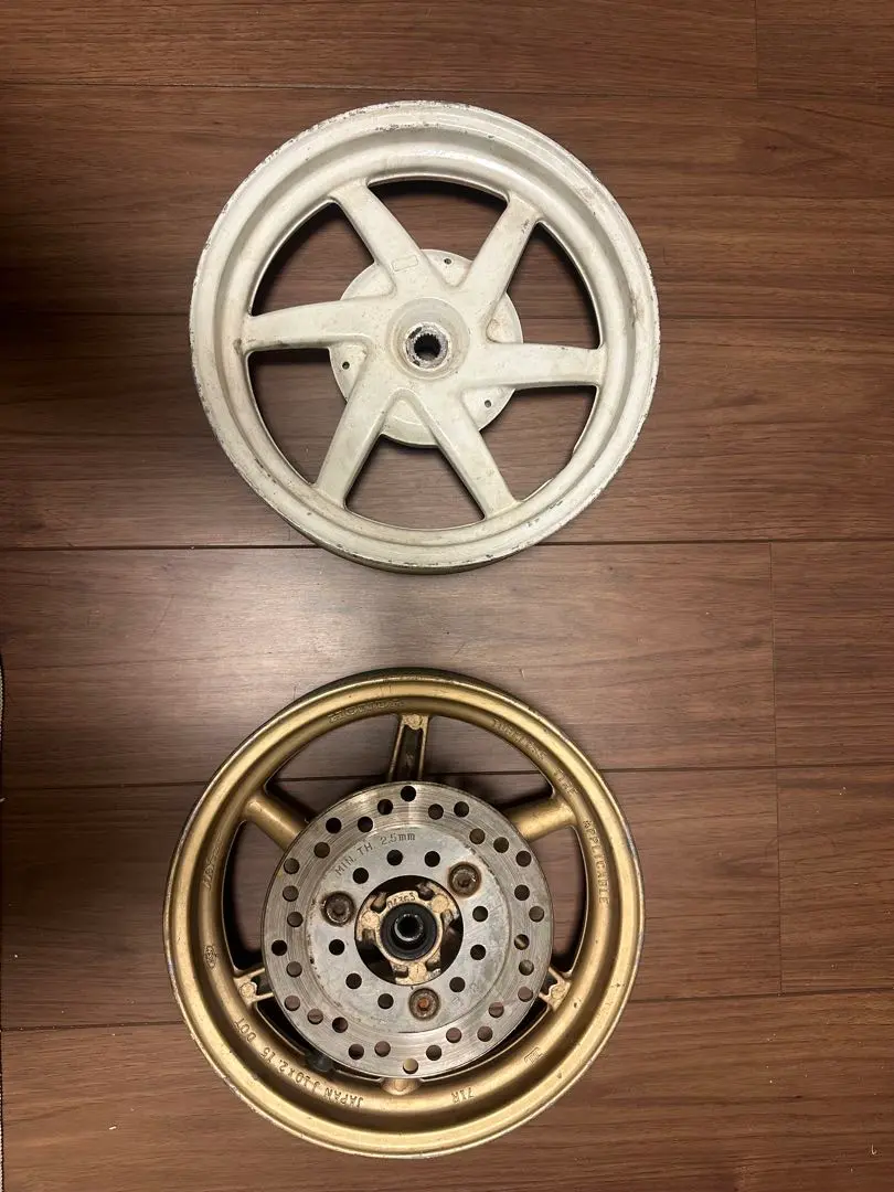 af35 ライブディオzx 金ホイール前後セット 楽天市場】KN企画 ライブDIO-ZX ［AF35］ 鍛造アルミホイール