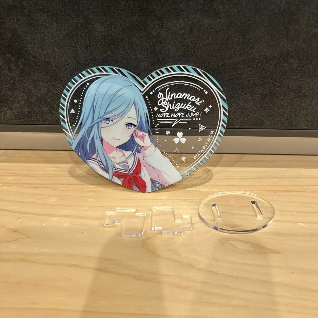 T178 プロセカ 日野森雫 ぴくりあ アクスタ アクリルスタンド 日野森雫 ぴくりあコレクション ハート アクリルスタンド