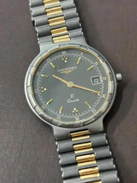 稼働 LONGINES GMT 腕時計 コンクエスト チタン デイト 1844 稼働 LONGINES GMT 腕時計 コンクエスト チタン デイト 1844