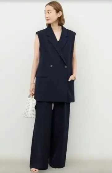 Thumbnail of 【Regular Price: 92,000 yen】Deuxieme Classe W-Cross Long Vest & Pants