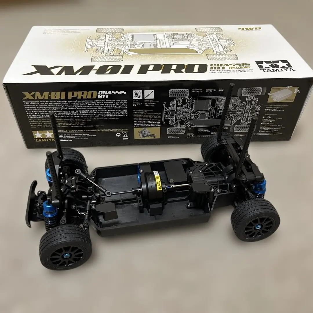 タミヤ　XM01PRO 中古 ジャンク扱い XM-01 PRO シャーシ本体のみ タミヤ 部品欠 - メルカリ