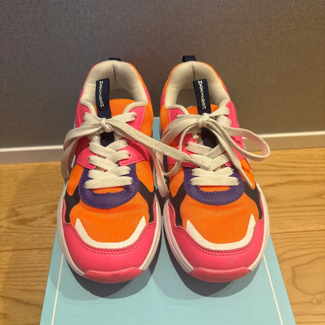 DICKIES 橙色 粉紅色 運動鞋 的縮圖