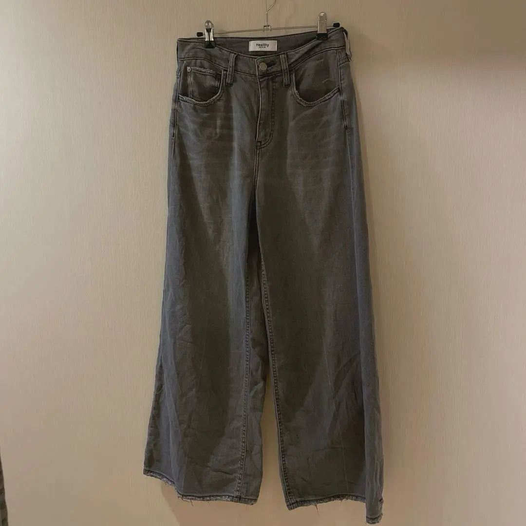 Healthy DENIM/ヘルシーデニム】クロップドフレアデニムパンツ