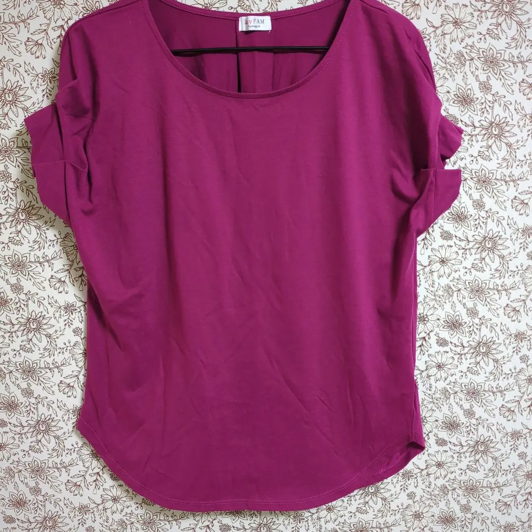 Thumbnail of anyFAM Purple Short Sleeve T-shirt (k)