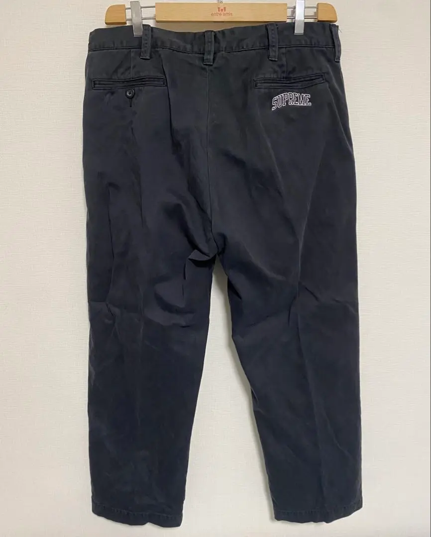 2025年最新】SUPREME カラー：ブラック系 チノパンの人気