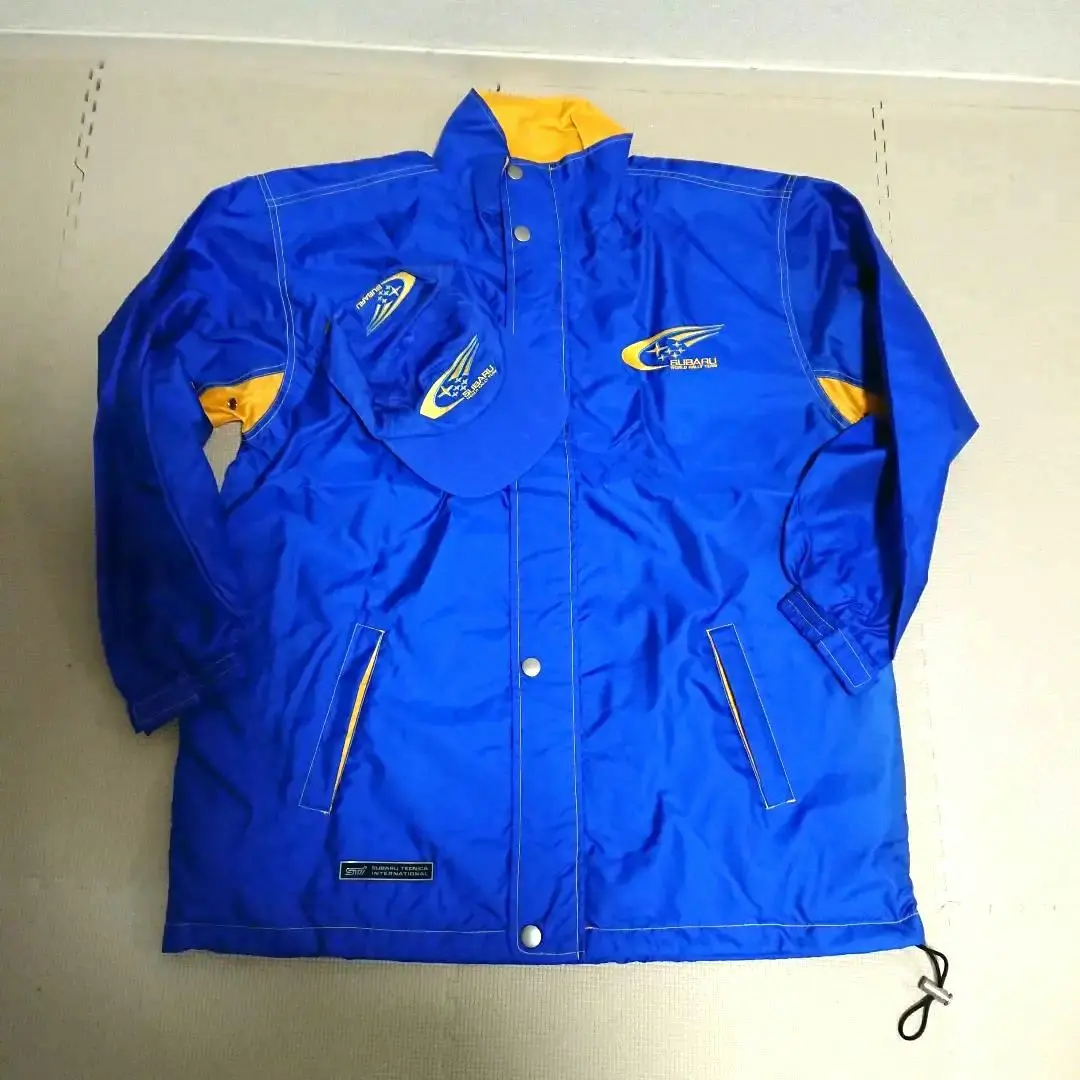 SUBARU ブルゾン 新デザイン青 サイズL ジャンバー sbal1 ジャケット スバル STi PIRELLI BRZ BRZ レボーグ レガシー インプレッサ