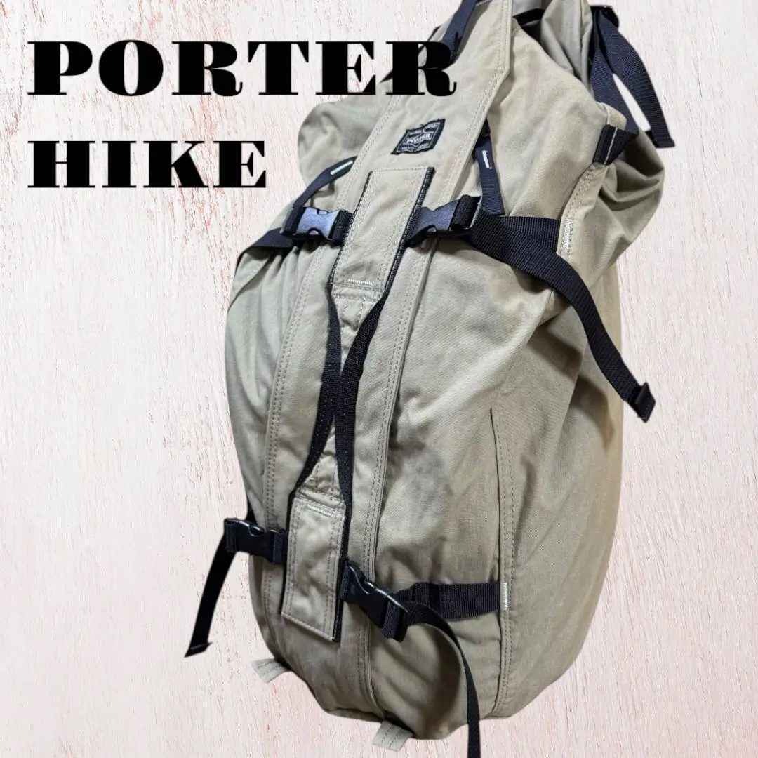 美品✨PORTER　ポーター　HYKE　ハイク　リュック　ユニセックス　0743 美品✨PORTER ポーター HYKE ハイク リュック ユニセックス 0743