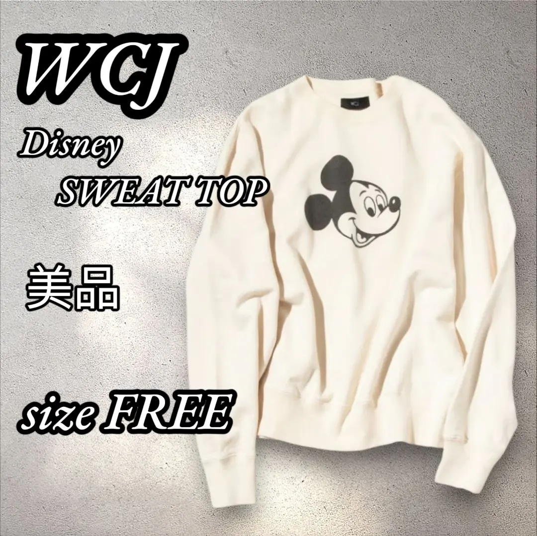 WCJ ミッキー スウェット上下セット　ホワイト　Mサイズ ディズニースエット Amazon.co.jp: wcj ミッキー スウェットパンツ SWEAT PANTS