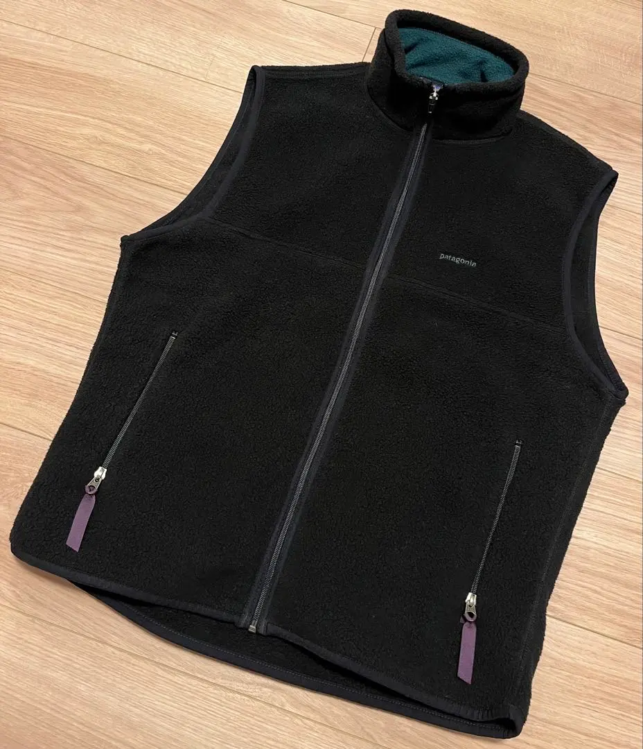 美國製 96年製 Patagonia Synchilla Fleece 背心 黑色 M 的縮圖