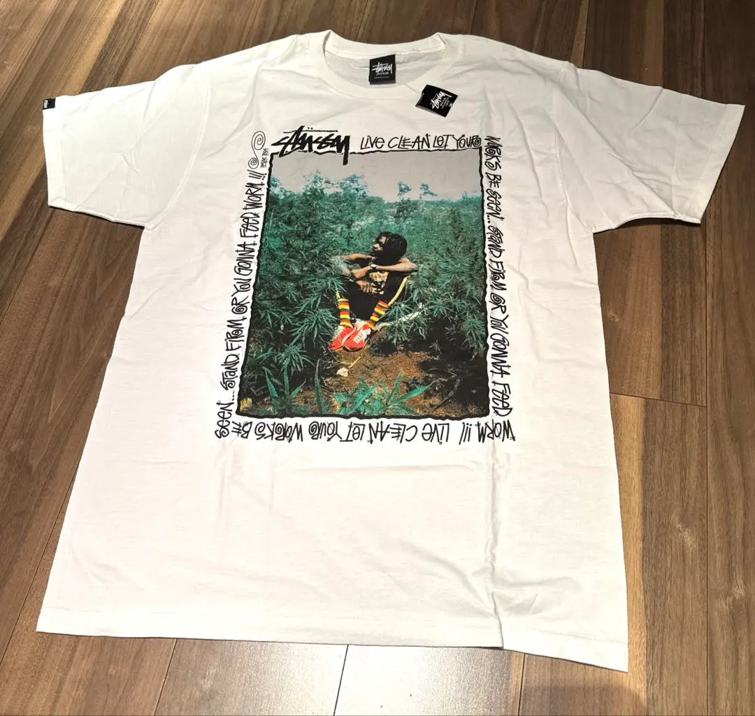 STUSSY/ステューシー》 PETER TOSH フォト Tシャツ レゲエ