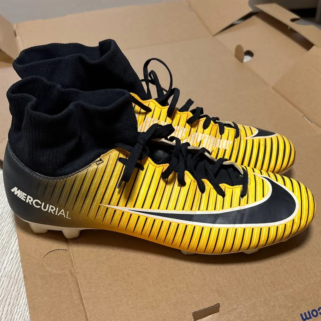 Thumbnail of NIKE MERCURIAL Soccer Shoes Yellow/Black