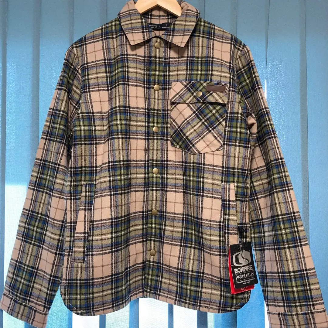 ペンドルトン　Pendleton ウールジャケット　カバーオール　襟ファー古着. PENDLETON ペンドルトン COLTON ZIP-FRONT WOOL COAT ウール