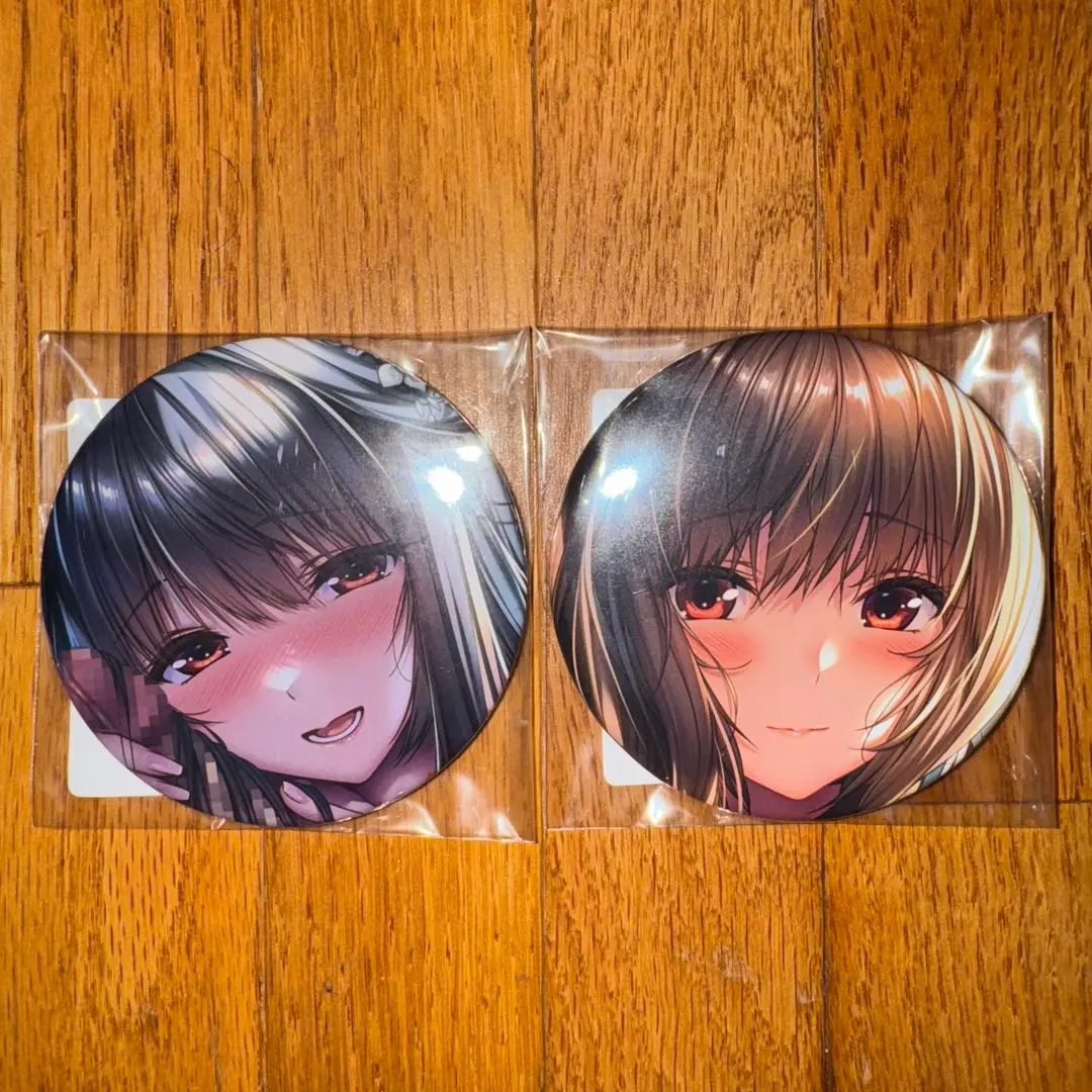 Thumbnail of Amakano 2+ x FANZA Online Lottery: Yuto Kurohime, 2-type Can Badge Set