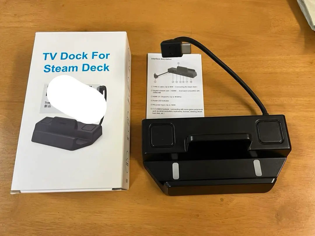 【美品】SteamDeckDock 純正 スチームデック ドック Steam Deck™ドッキングステーション
