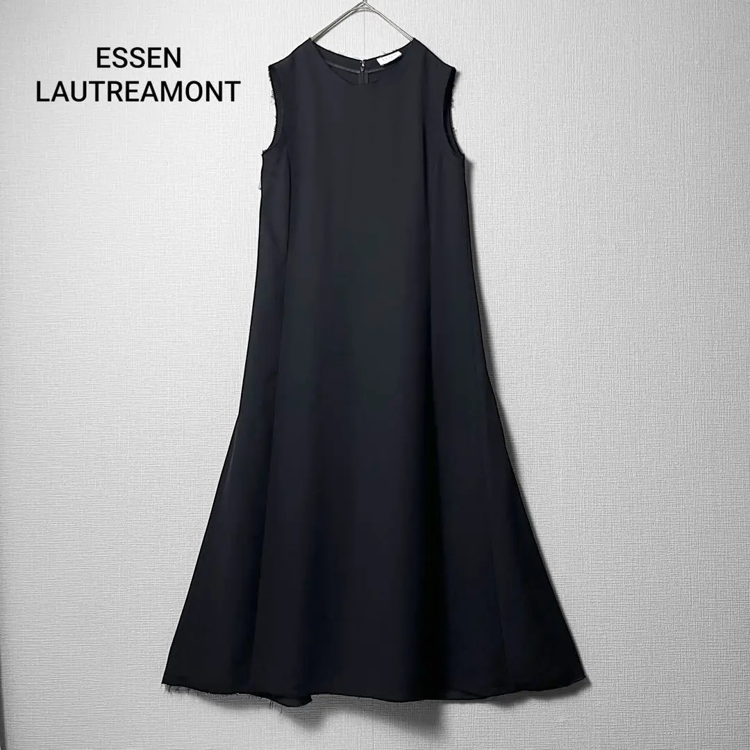 未使用に近い　ESSEN.LAUTREAMONT トリクシオンツイルワンピース BPF01_317_3170-31005_1700?$