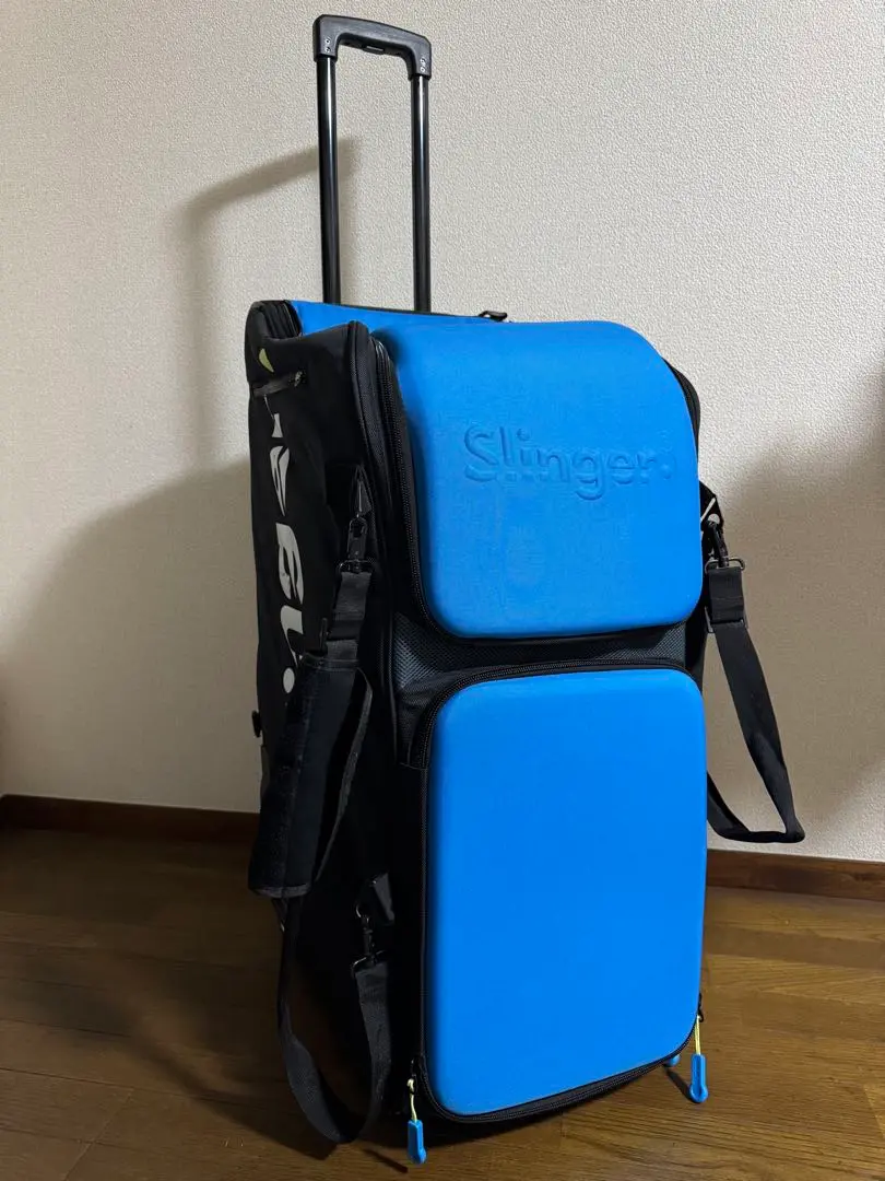 Slinger テニスバッグ 大型 青/黒 キャリー付き 2025年最新】スリンガーバッグ トレーニング用品の人気アイテム