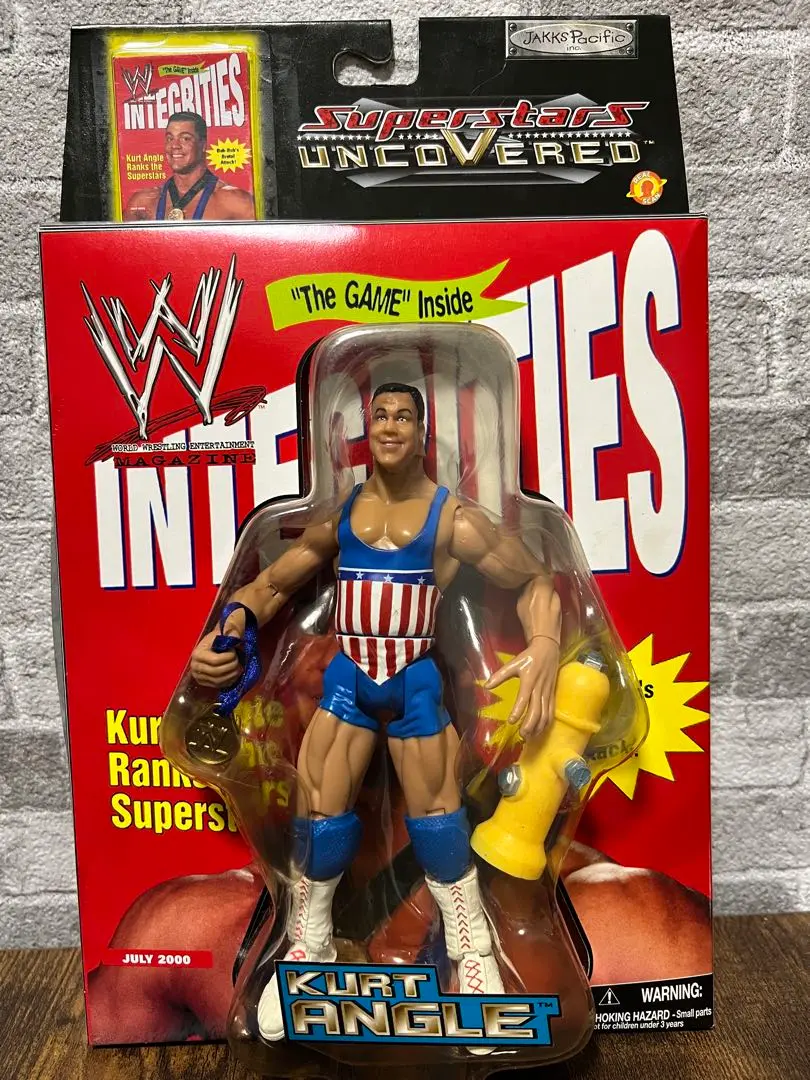 wwe　カート・アングル　フィギュア　プロレス WWE カート アングル トーキングフィギュア マテル - メルカリ