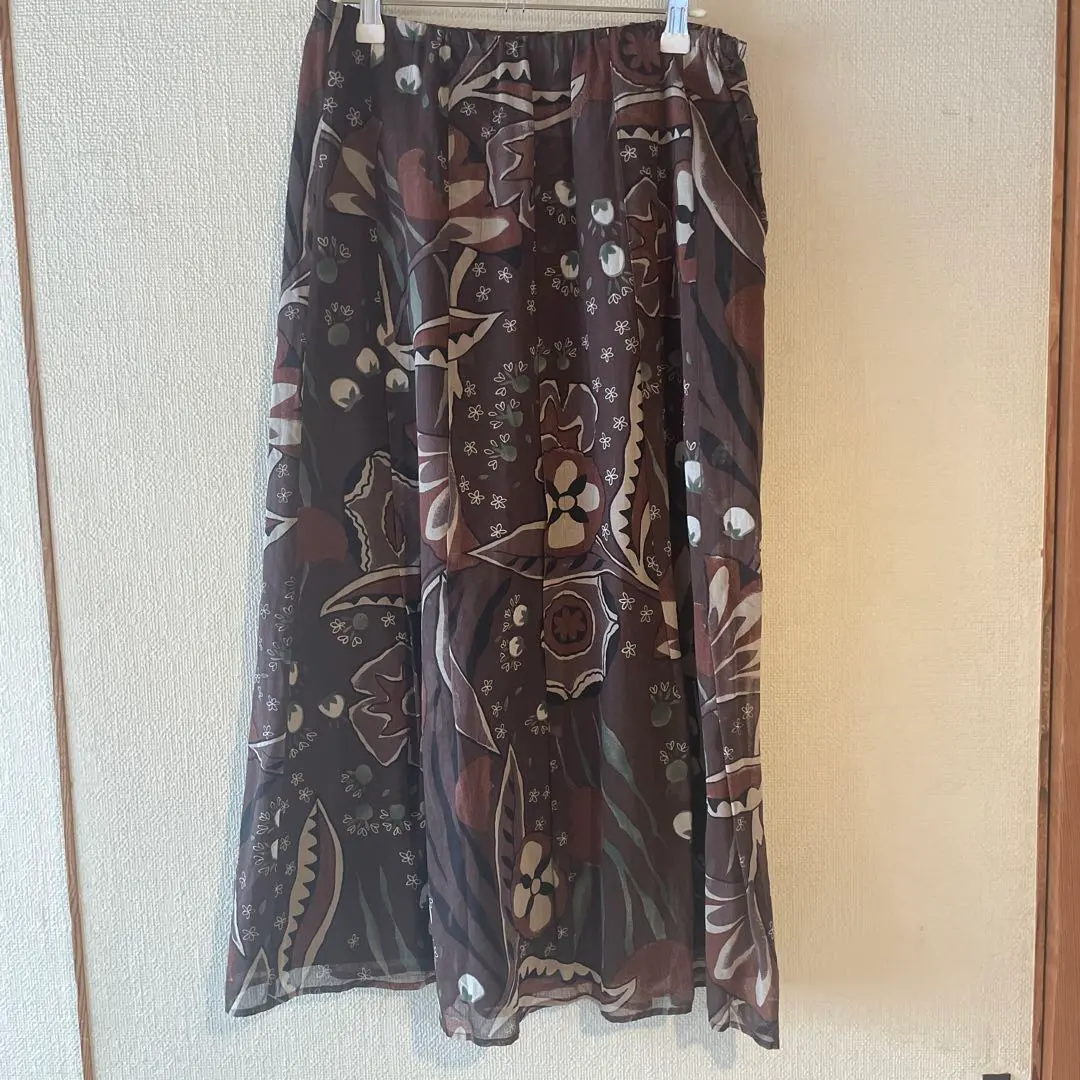 Thumbnail of All-over print long skirt