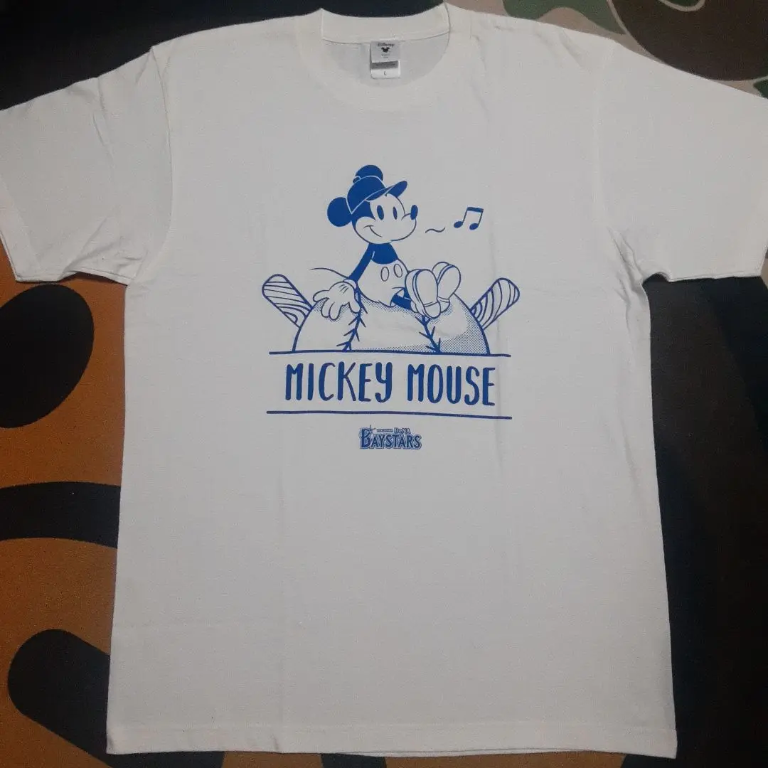 ミッキーマウス 横浜ベイスターズ ぬいぐるみ ポージング 未使用 タグ付き 8/9(金)Disney MICKEY AND FRIENDS／アロハシリーズ、KiUコラボ