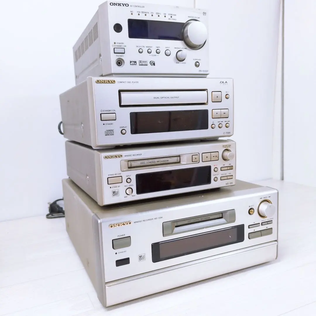 ONKYO MDレコーダー MD-105X 本体のみ オンキョー Amazon | ONKYO オンキョー MD-105X-S MDレコーダー(MDデッキ