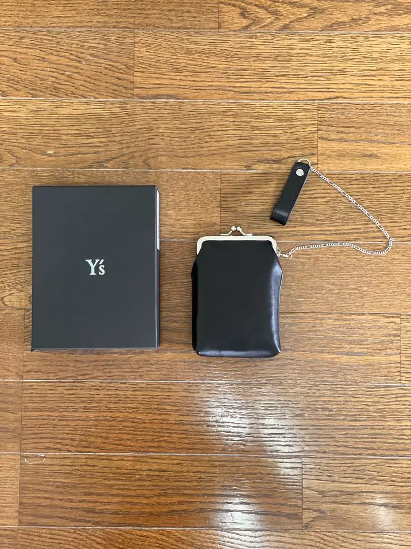Y's 黒 レザー がま口 チェーン付きコインケース♡(週末価格‼️) 楽天市場】ワイズ コインケース y'sの通販