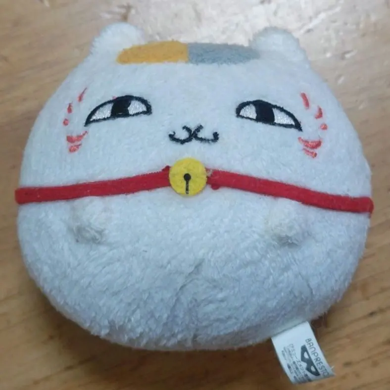 Thumbnail of Natsume's Book of Friends Nyanko-sensei Plush Mascot, approximately 10x8cm, round and fluffy