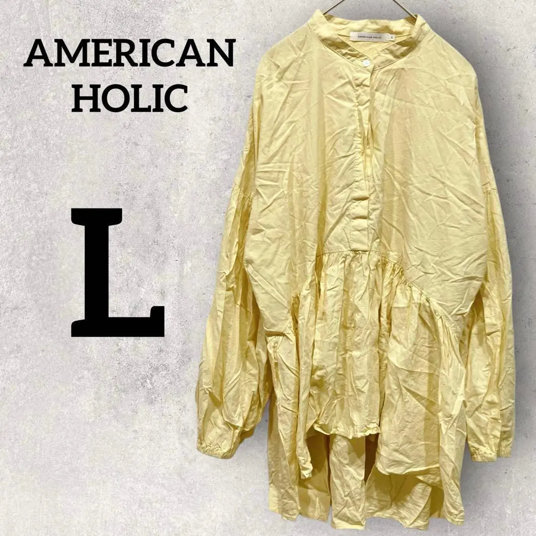 Thumbnail of AMERICAN HOLIC Size: L Long-sleeved tunic, yellow系 (yellow-toned), vibrant