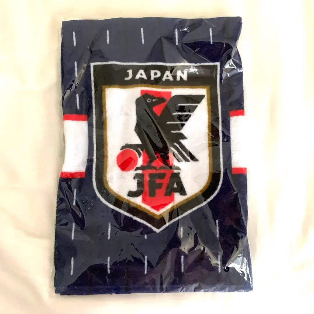 Thumbnail of Brand new, unopened Japan National Soccer Team muffler towel