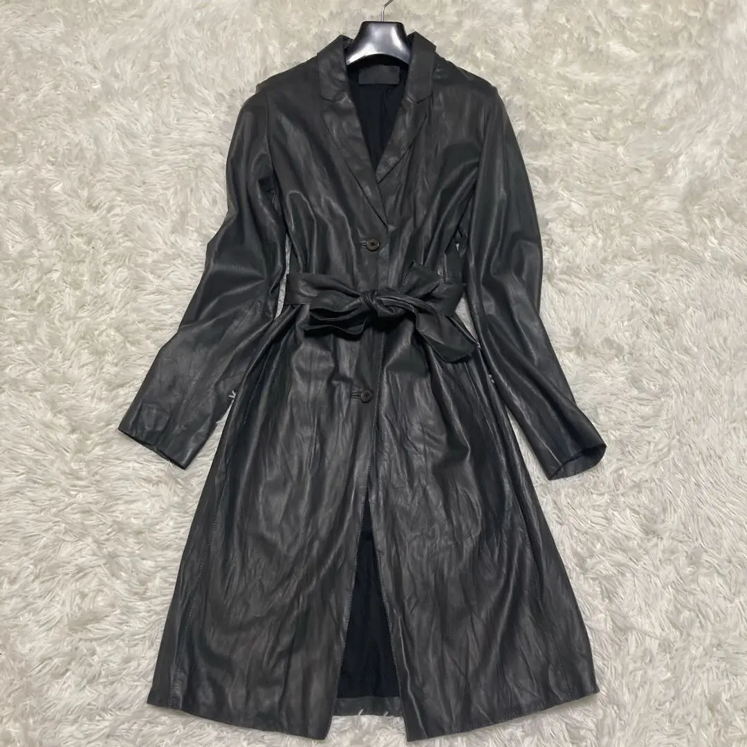 ANTEPRIMA アンテナプリマ レザー　羊革　パーカー ジャケット 38 アヴィレックス AVIREX SIGNATURE HOODED LEATHER/ シグネチャー
