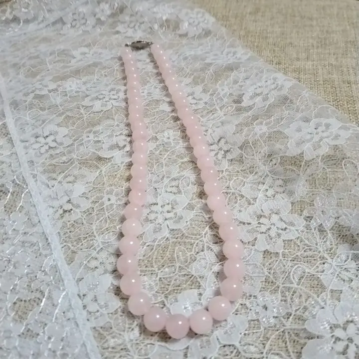 Thumbnail of Rose Quartz Natural Stone Necklace
