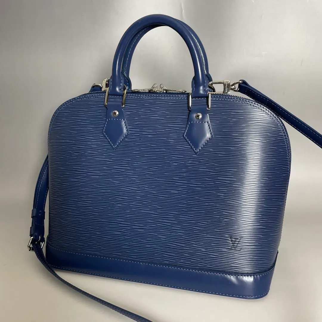 Thumbnail of Louis Vuitton, Excellent Condition, 2-way Alma, Myrtille Handbag